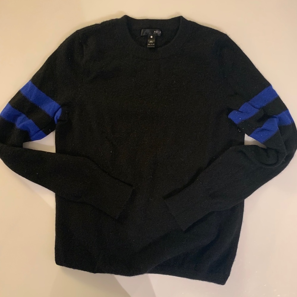 Aqua Cashmere Sweater